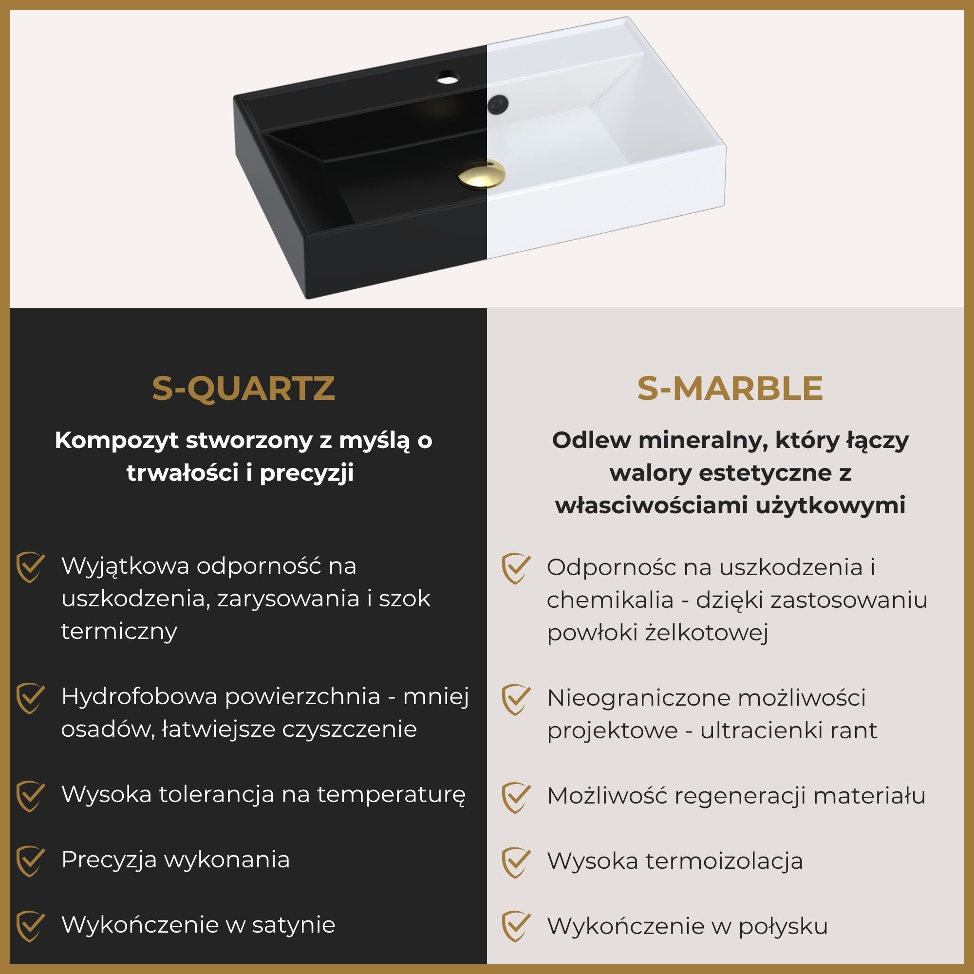 Porównanie materiałów